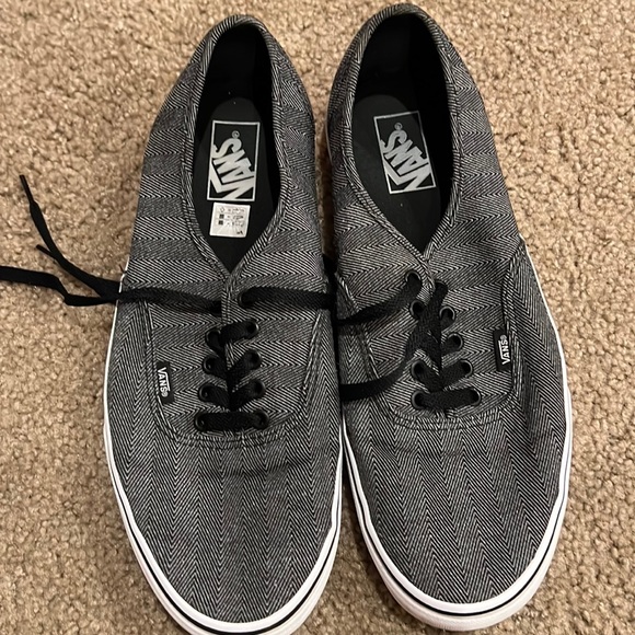 Vans Shoes | Vans Mens Authentic Shoes - Size 11.5 | Color: Black/Gray | Size: 11.5 | Magennhal's Closet